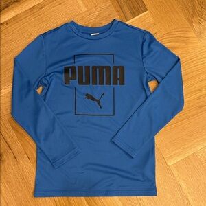 Puma Royal Blue Long Sleeve Tee. NWOT